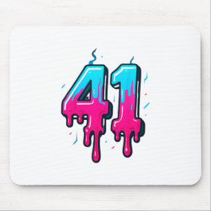 41 Ice Cream Drip Meme Forty One Four Gen Alpha Sl Mouse Mat