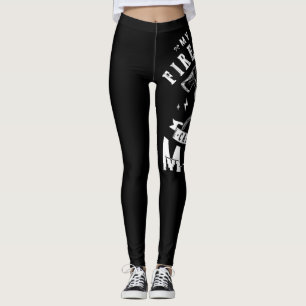 41.My Favorite Firefighter Calls Me Mom Leggings