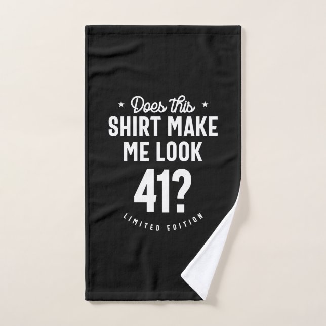 41 Year Old - 41st Birthday Funny Gift Hand Towel (Hand Towel)