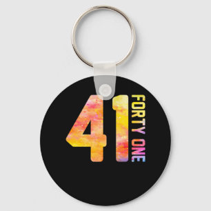 41 Year Old Forty One Key Ring