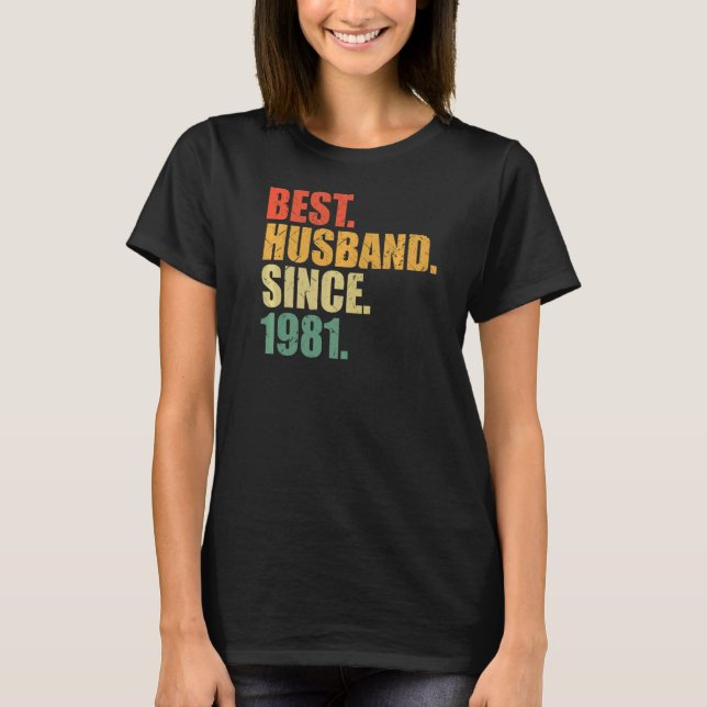 41 Years Married Ruby Wedding 41th Wedding Anniver T-Shirt (Front)