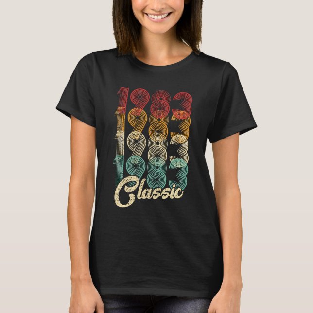 41st Birthday Gift Classic 1983 41 Years Old T-Shirt (Front)
