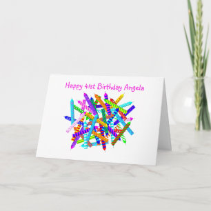 41st Birthday Gifts Card