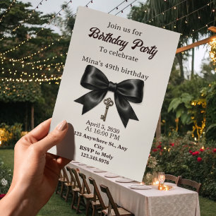 41st birthday invitation women