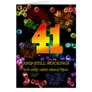 41st Birthday Still Rocking