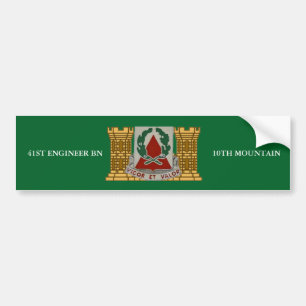 41ST ENGINEER BN 10TH MOUNTAIN BUMPER STICKER