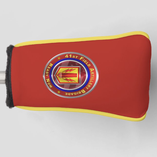 41st Field Artillery Brigade  Golf Head Cover (Front)