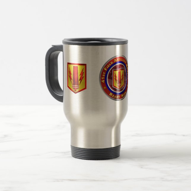 41st Field Artillery Brigade Travel Mug (Front Left)