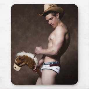 42067a Cowboy Mouse Mat