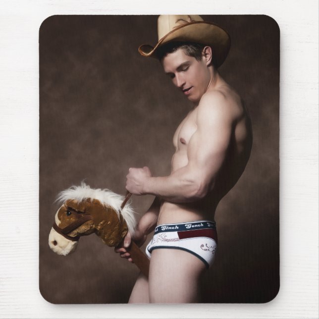 42067a Cowboy Mouse Mat (Front)