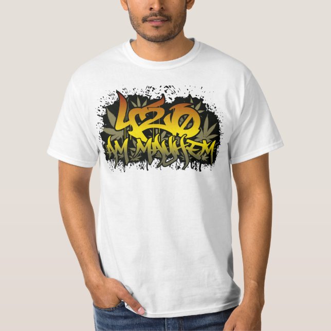 420am Rasta Weed T-Shirt (Front)