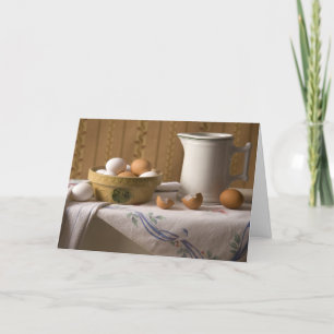 4211 Eggs & Pitcher Birthday Card