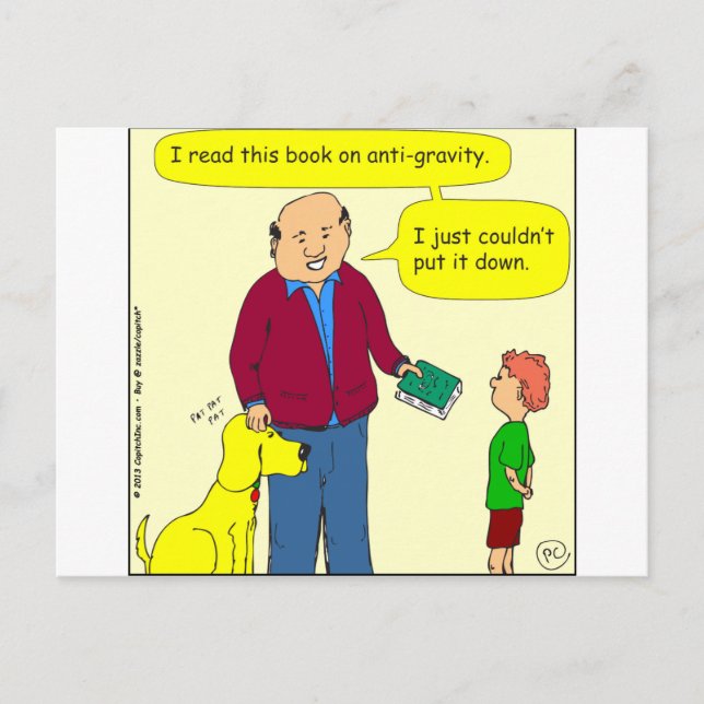 425 anti-gravity cartoon postcard (Front)