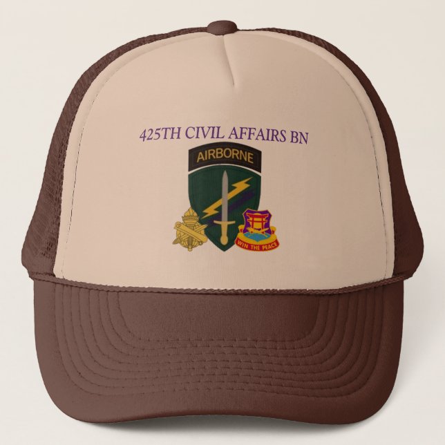 425TH CIVIL AFFAIRS BATTALION HAT (Front)