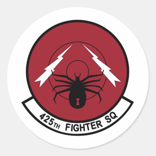 425th Fighter Squadron Classic Round Sticker