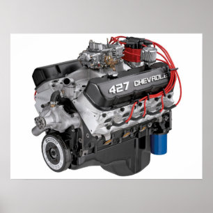 427 Chevy Big Block Engine Poster