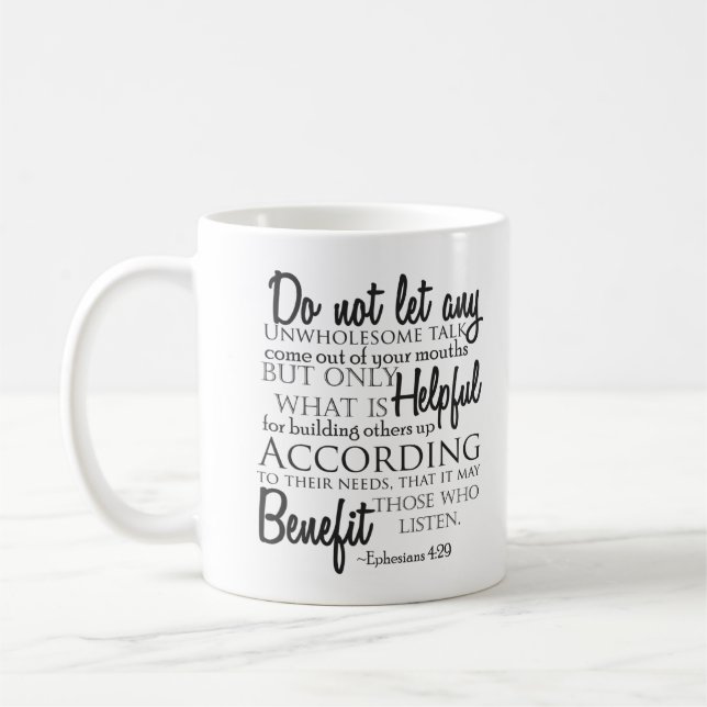 429 Electrical Ephesians Verse Coffee Mug (Left)