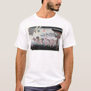 42. 宮宿, 広重 Miya-juku, Hiroshige, Ukiyo-e T-Shirt