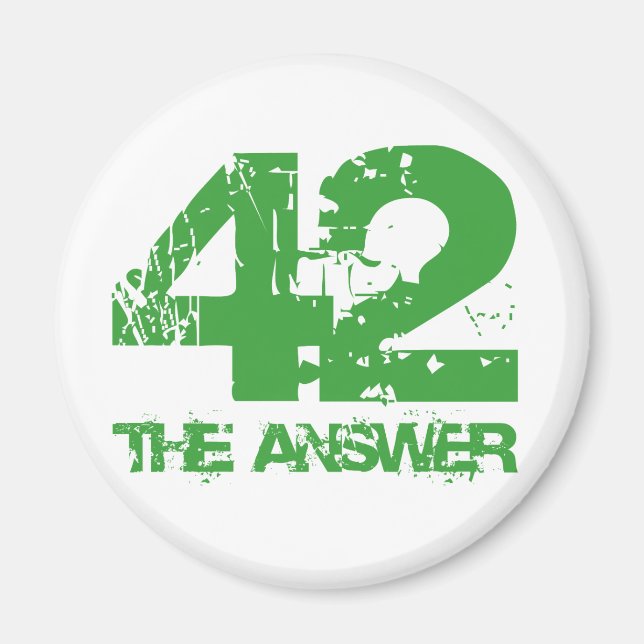 42 Is The Answer Magnet (Front)