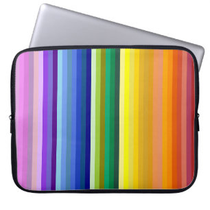 42 Stripes Rainbow Spectrum Laptop Sleeve