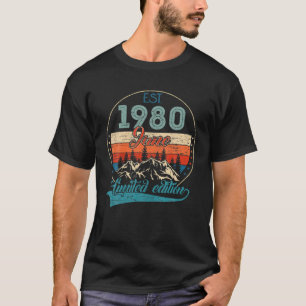 42 Year Old Birthday Gift EST June 1980 Limited Ed T-Shirt