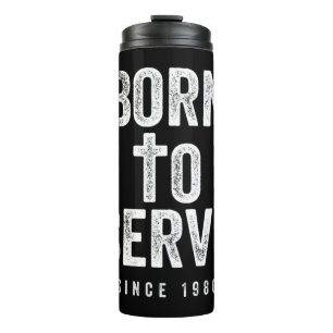 42 Year Old Christian: Love Jesus Christ 1980 42nd Thermal Tumbler