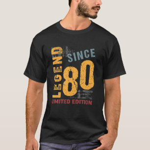 42 Years Old Vintage 1980 42Th Birthday Decoration T-Shirt