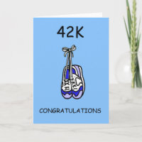 42K Marathon Congratulations for Him