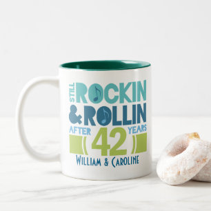 42nd Anniversary Personalised Mug Gift