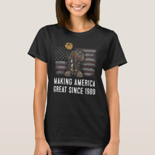 42nd Birthday Making America Great Since 1980 2 T-Shirt