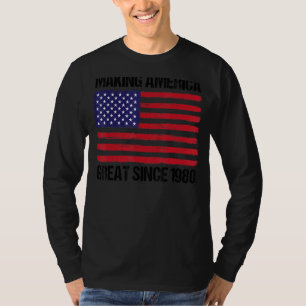 42nd Birthday Making America Great Since 1980 T-Shirt