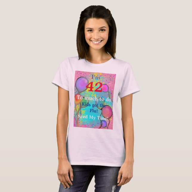 42nd   Birthday   T-Shirt (Front Full)
