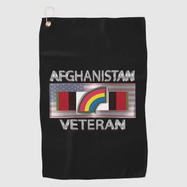 42nd Infantry Division Afghanistan Veteran Golf Towel (Front)