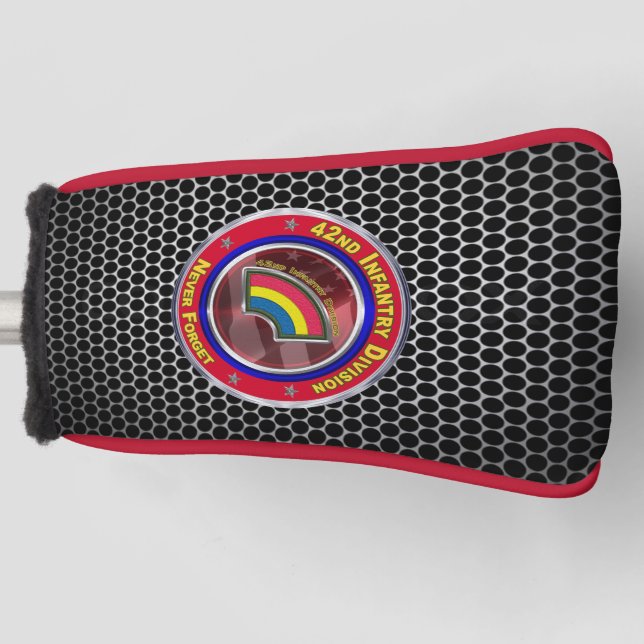 42nd Infantry Division “Never Forget”  Golf Head Cover (Front)