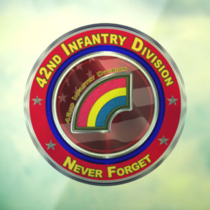 42nd Infantry Division Window Cling