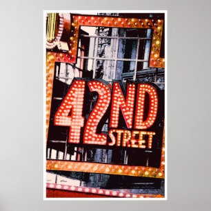 42nd Street, contemporary poster