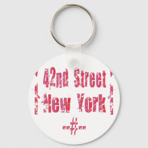 42nd street. key ring