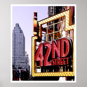 42nd Street, NYC--poster Poster