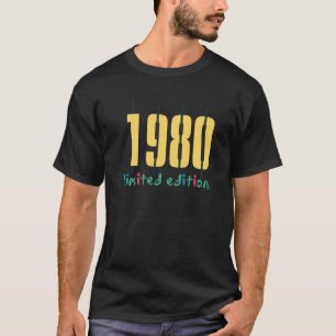42th Birthday Ladies Mens 42 Years 1980    1 T-Shirt