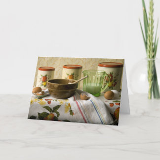 4342 Bowl & Cannisters Mother's Day Card