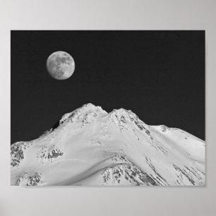 434 MOON OVER SHASTA #1 (8X10) POSTER
