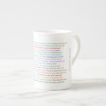 43 Funny Romanian Expressions Conversation Piece  Bone China Mug<br><div class="desc">Bone china coffee or tea mug with 43 Romanian expressions, including some of the funniest in the language, to delight your English-speaking friends! Enjoy! For an explanation of some of these humourous Romanian phrases, see this blog post: https://happierhealthier.blog/2023/04/16/romanian-humour-43-funny-romanian-expressions-translated/ Here are some of them: A luat teapa. He took a spike...</div>