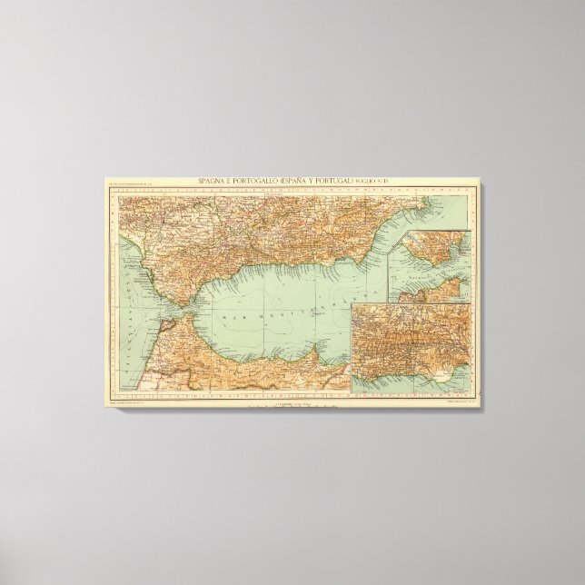 43 Spain, Portugal, South Canvas Print (Front)