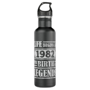 43 Year Old 1982 Birth Of Legend 43rd Birthday 710 Ml Water Bottle