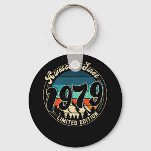 43 Year Old Vintage 43rd Year Old Birthday 1979 Key Ring