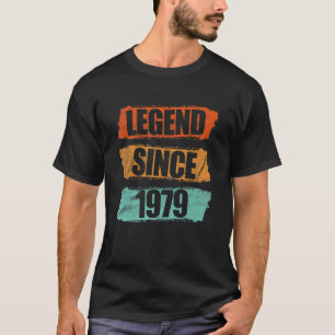 43 Years Old Legend Since 1979 43rd Birthday T-Shirt