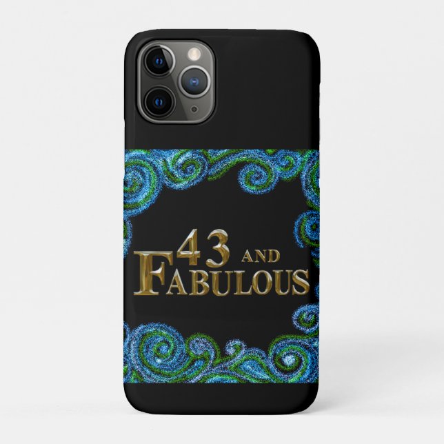 43rd  Birthday  Case-Mate iPhone Case (Back)