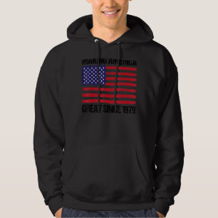 43rd Birthday Making America Great Since 1979 Hoodie