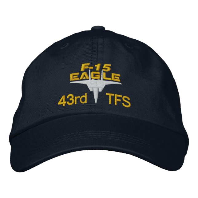 43TFS F-15 High Tech Eagle Golf Hat (Front)