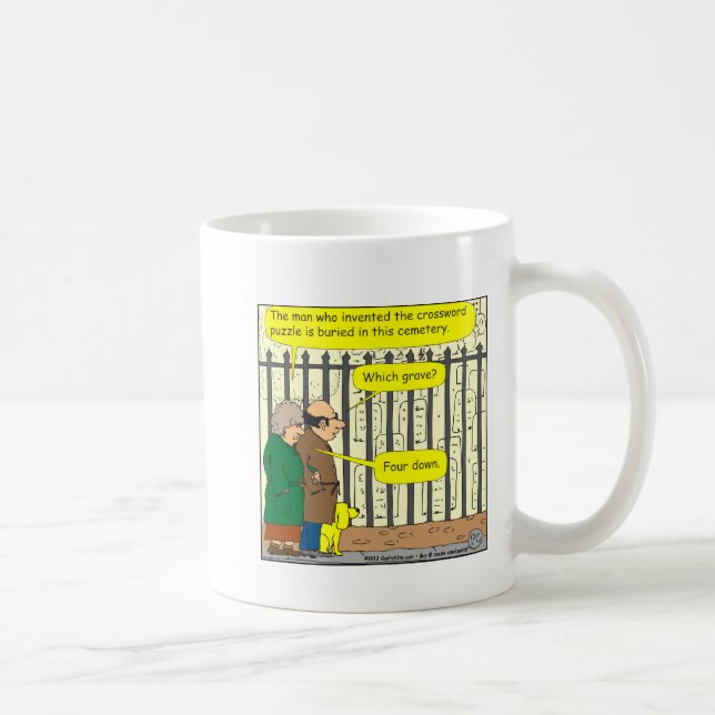 442 Where is the crossword inventor buried? Coffee Mug (Right)